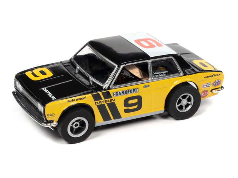 70 BRE DATSUN 510 (YELLOW) ☆HOスロットカー Auto World 1970 Datsun 510 (Yellow) X-Traction HO Slot Car