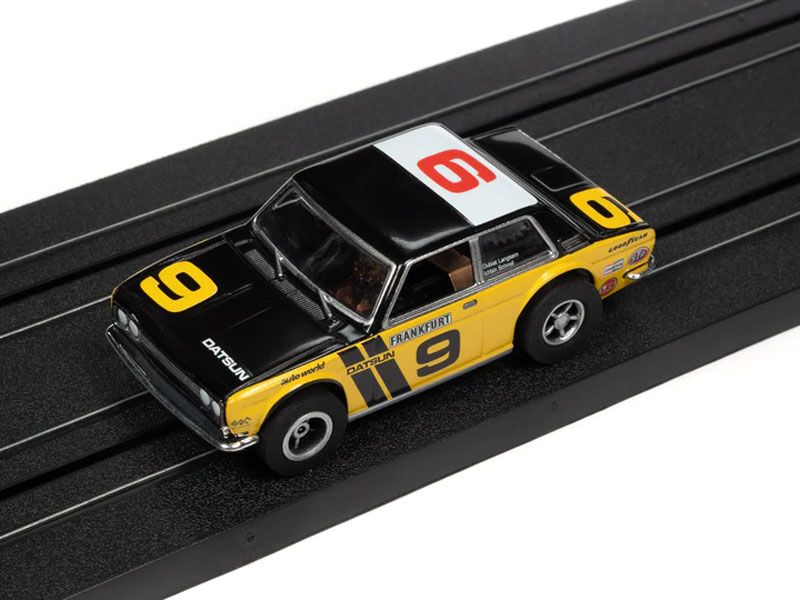 70 BRE DATSUN 510 (YELLOW) ☆HOスロットカー Auto World 1970 Datsun 510 (Yellow) X-Traction HO Slot Car