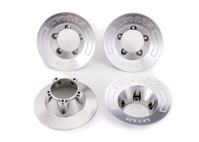 Traxxas Satin Chrome Wheel Covers