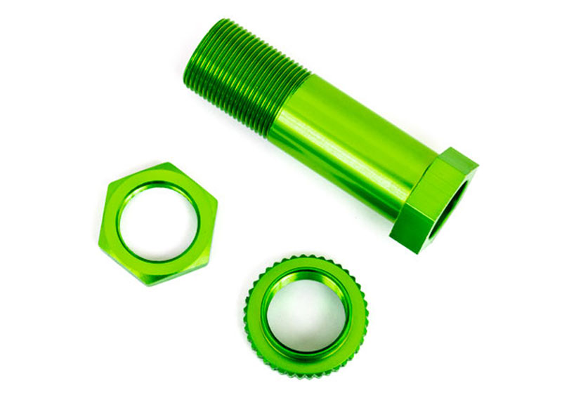 Traxxas Servo Saver Post w/Adjuster Nut and Locknut (Green-Anodized, 6061-T6 Aluminum)