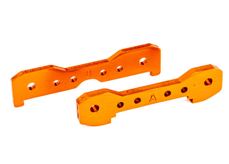 Traxxas Front Tie Bars 6061-T6 Aluminum (Orange-Anodized)