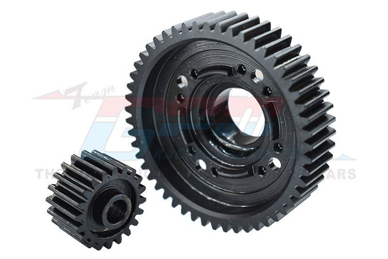 GPM Medium Carbon Steel Center Differential Output Gear (51T) And Input Gear (20T)