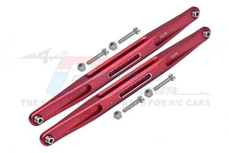 GPM Red Aluminum 7075-T6 Rear Trailing Arm Lower Links for UDR