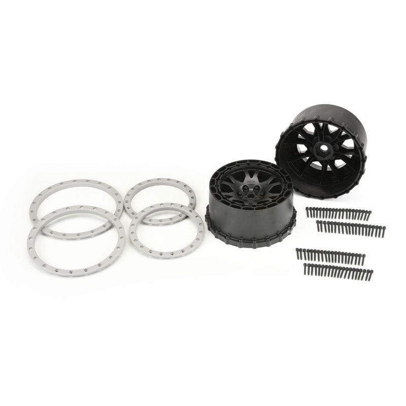 Pro-Line Impulse Pro-Loc Black Wheel w/Gray Ring 24mm (Front/Rear