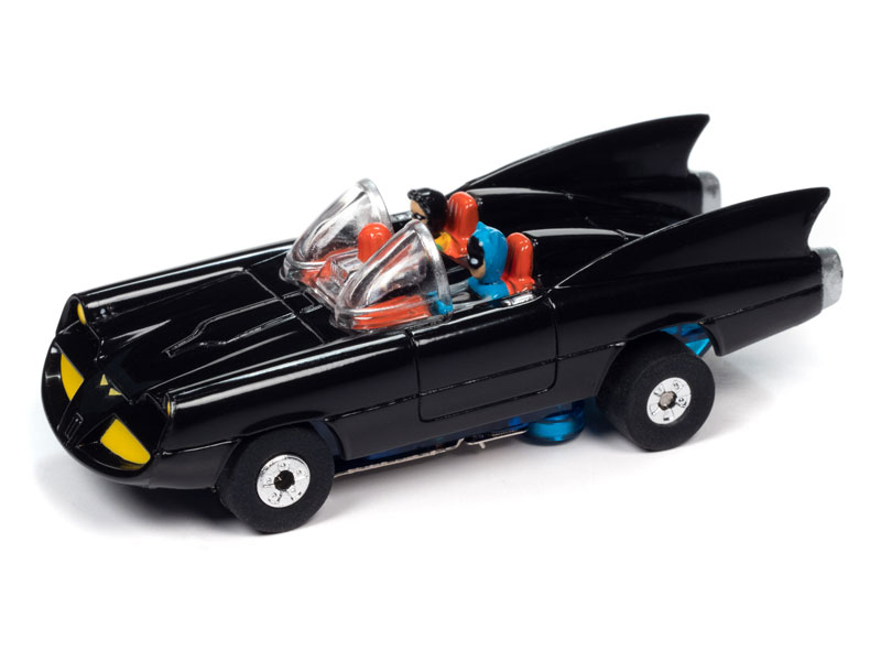 Auto World Classic Comic Book 1968 Batmobile (Black) Thunderjet HO