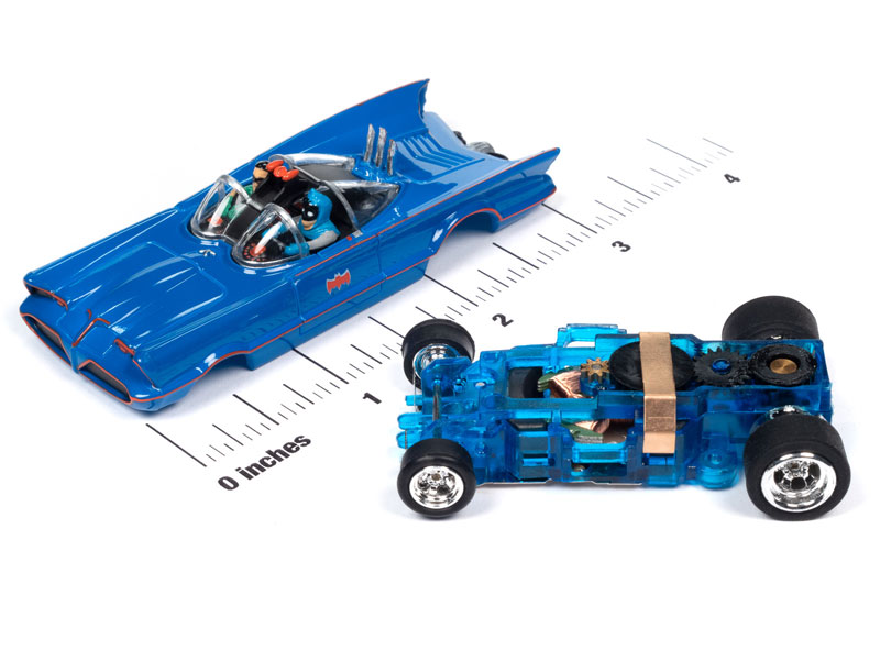Auto World Classic TV Series 1966 Batmobile (Blue) 4Gear HO Slot Car