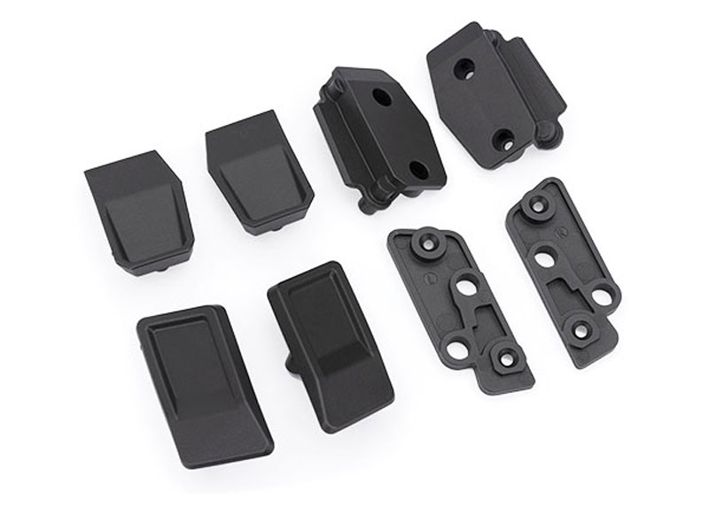 Traxxas Slash Front and Rear Latch Mounts and Retainers (Left & Right)