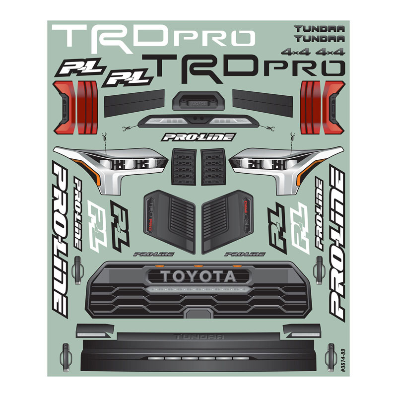 Pro-Line 2023 Toyota Tundra TRD Pro Clear Body for Slash 2WD & Slash 4x4