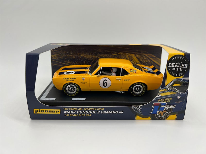 Pioneer 1967 Trans-Am Penske Sunoco (Yellow) Camaro #6 Mark