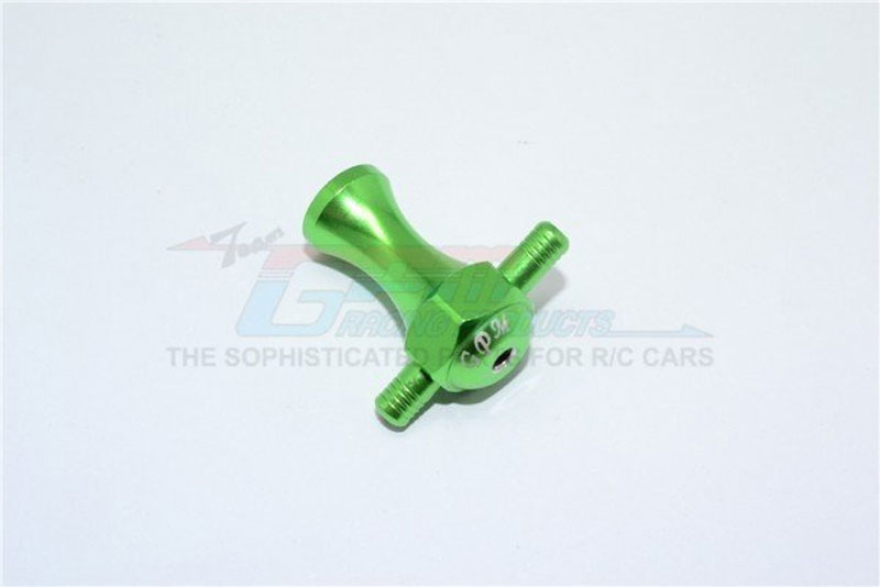 GPM Green Aluminum Spare Tire Locking Nut for TRX-4