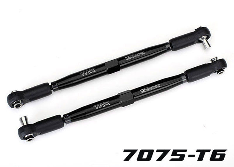 Traxxas X-Maxx Toe links 7075-T6 (Black-Anodized) Aluminum Rod Ends
