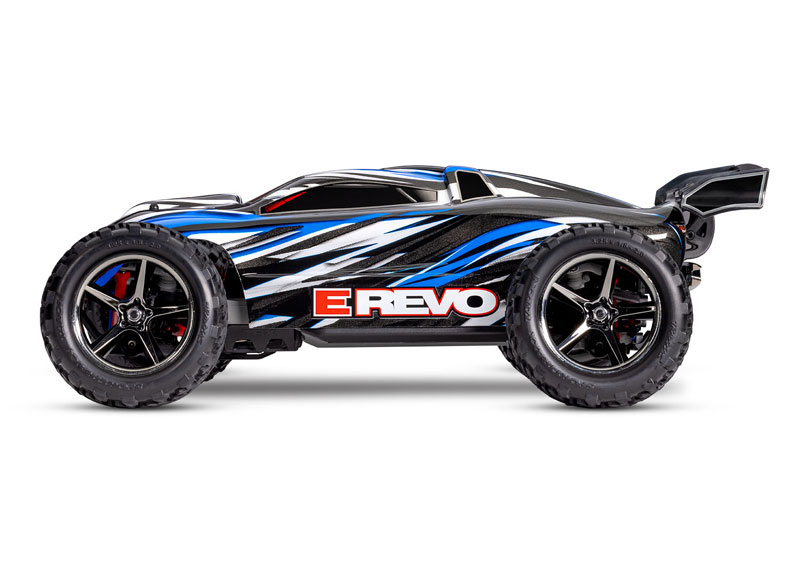 トラクサス E-Revo 1/16 Traxxas 1/16 E-Revo Brushed 4WD RTR RC Monster Truck w/ID Battery