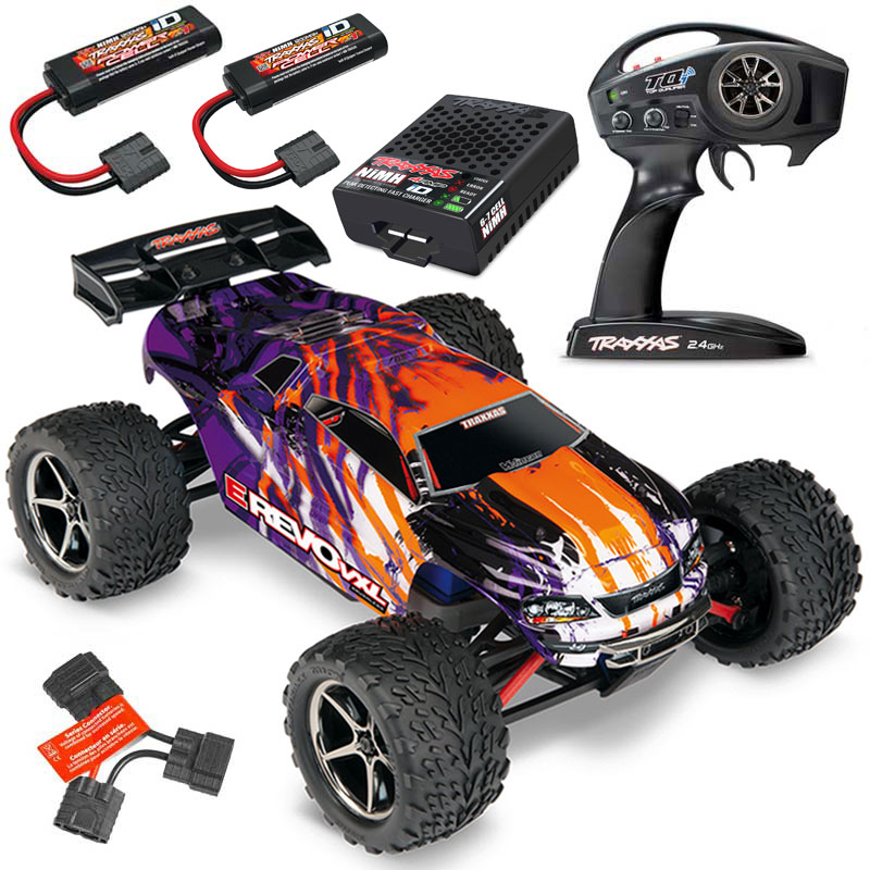 トラクサス　e-revo 1/16 VXL RTR Traxxas 1/16 E-Revo VXL Brushless 4WD RTR RC Truck w/ID Battery