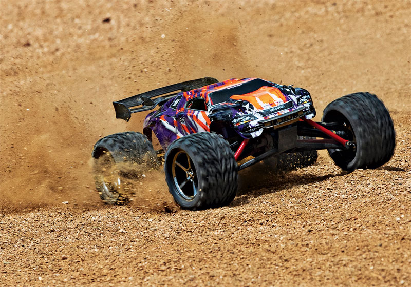 Traxxas 1/16 E-Revo VXL Brushless 4WD RTR RC Truck w/ID Battery & USB-C Charger 50+MPH COMBO