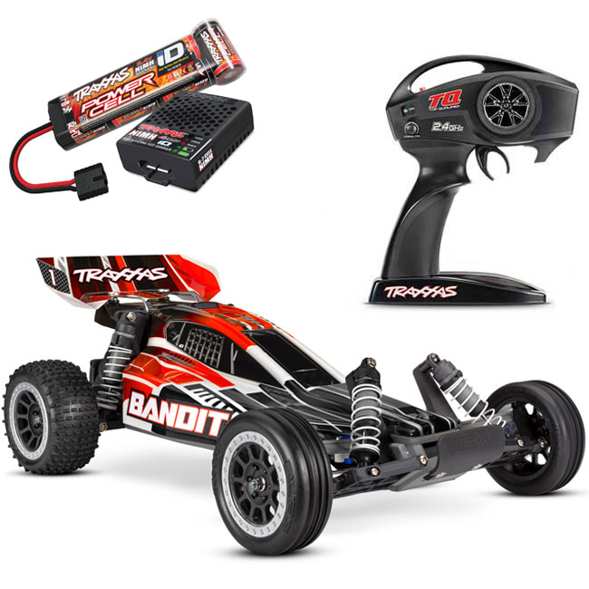 Traxxas Bandit XL-5 RTR 1/10 RC Buggy w/Battery & USB-C Charger