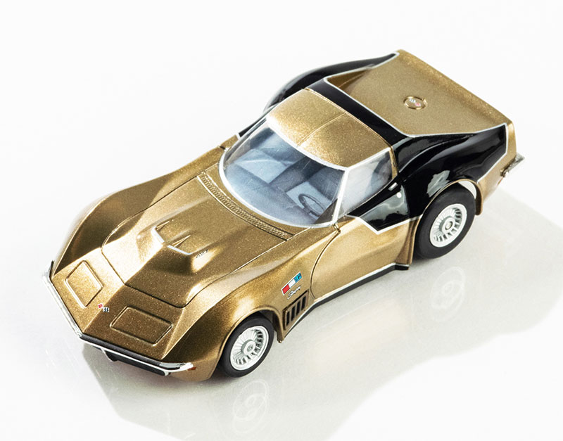 AFX 1969 AstroVette LMP12 Gold/Black LTD Mega G+ HO Slot Car