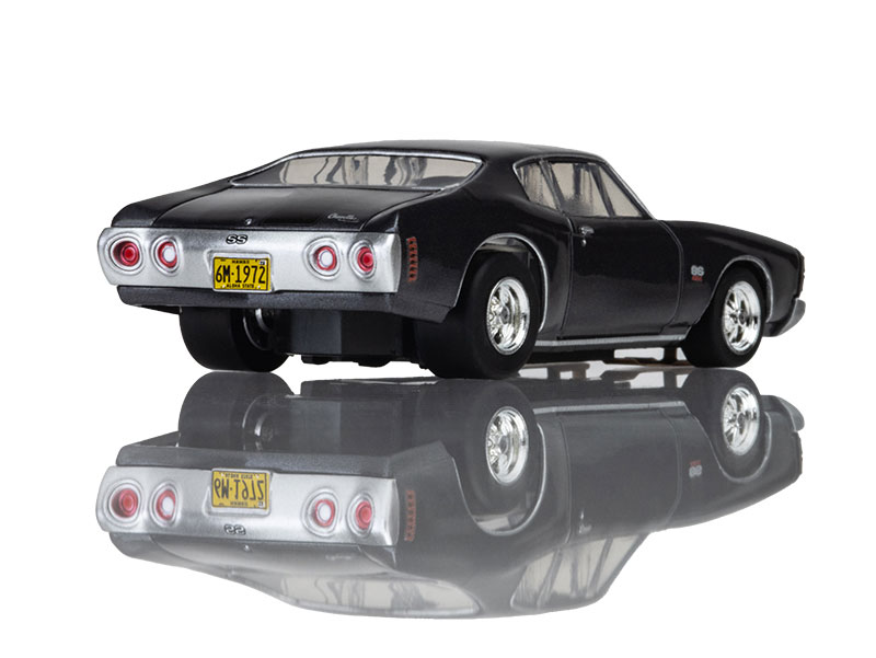 AFX 1972 Chevelle SS454 Silver/Black Mega G+ HO Slot Car