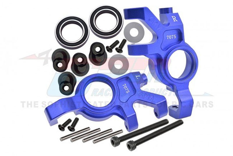 GPM Blue Aluminum Front Knuckle Arms With Collars