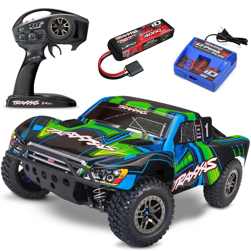 ラジコン自動車 Traxxas SLASH 4X4 Traxxas Slash 4x4 1/16 4WD RTR Short Course Truck w/USB-C Charger