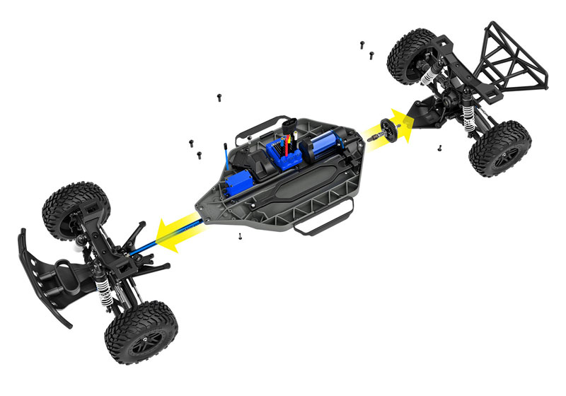 Traxxas Slash 4x4 VXL Brushless RTR Short Course RC Truck w/TSM & Clipless Body