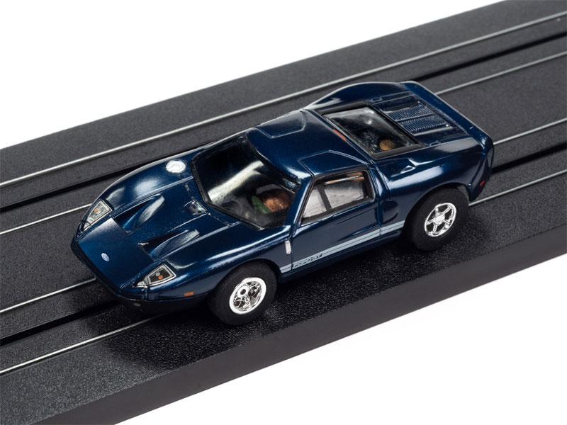 Auto World 2005 Ford GT (Blue) X-Traction HO Slot Car