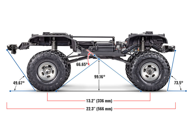 Traxxas TRX-4 1979 Ford F-150 Ranger XLT High Trail Edition 4WD RTR Rock Crawler Trail Truck