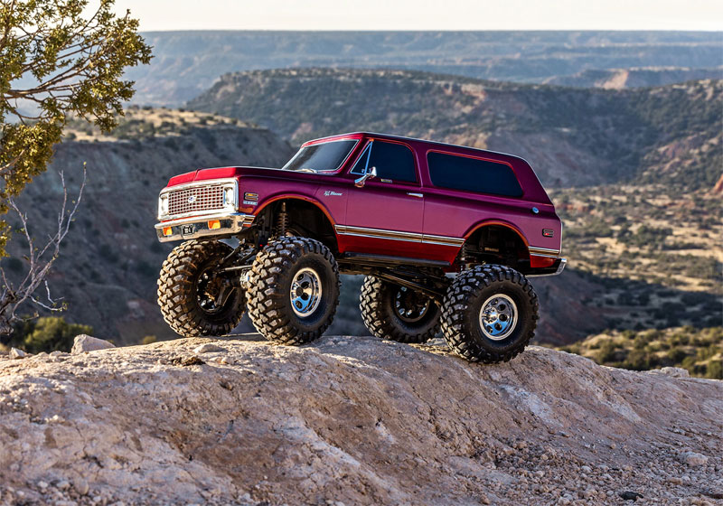 Traxxas TRX-4 1972 Chevrolet K5 Blazer 4WD RTR Rock Crawler Trail Truck w/3S LiPo COMBO