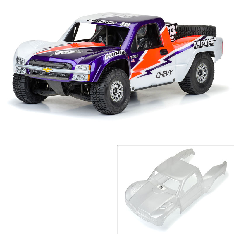 Pro-Line 2007 Chevy Silverado Clear Body: Unlimited Desert Racer