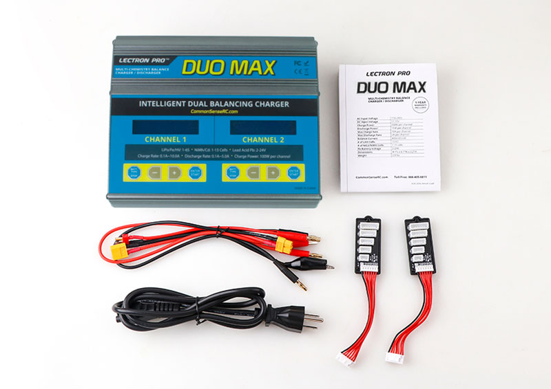 Lectron DUO MAX Dual Port LiPo/LiFe/LiHV/NiMH Charger