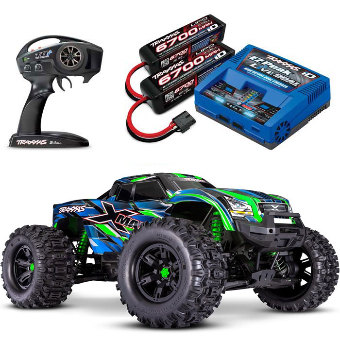 Traxxas X-Maxx 8S 4WD with Belted Tires RTR Monster Truck Combo w