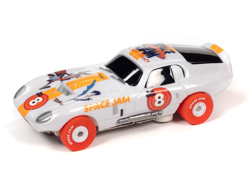 Auto World iWHEELS 1965 Shelby Cobra Daytona Coupe Space Jam Thunderjet HO Slot Car