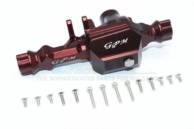 GPM Brown Aluminum Front Axle Housing & Gearbox for TRX-4
