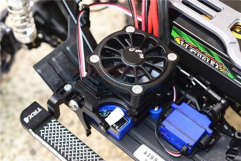 GPM Brown Aluminum ESC Cooling Fan & EZ On/Off Switch for TRX-4
