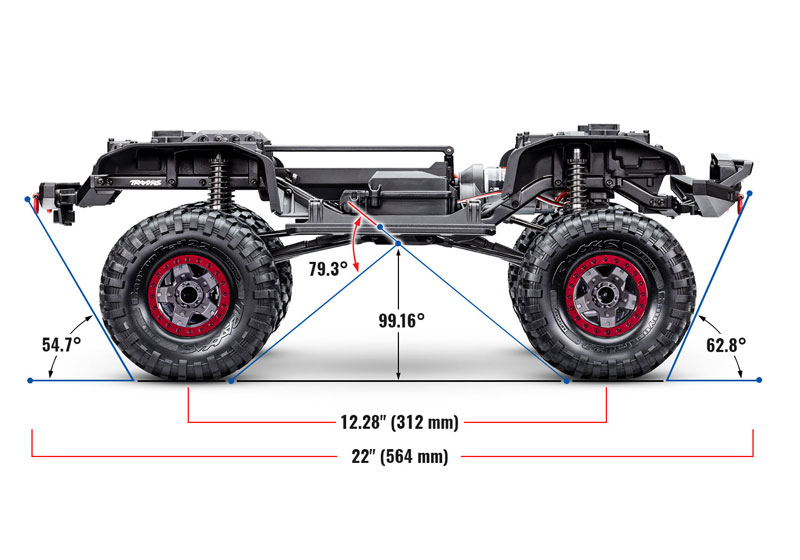 Traxxas TRX-4 Sport High Trail Edition 4WD RTR Rock Crawler Trail Truck