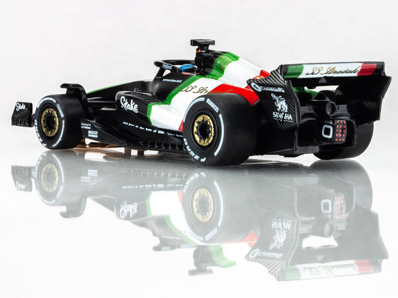 AFX Alfa Romeo F1 Monza #77 - Valtteri Bottas 2023 Mega G+ HO Slot Car