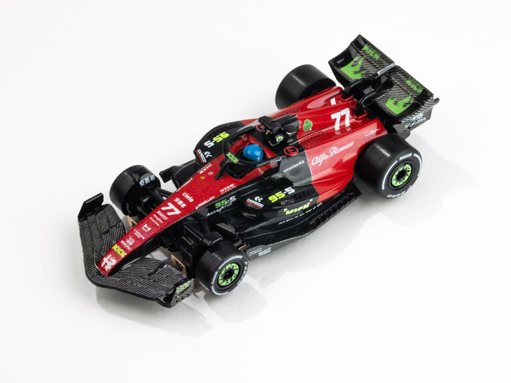 AFX Alfa Romeo F1 Spa #77 - Valtteri Bottas 2023 Mega G+ HO Slot Car
