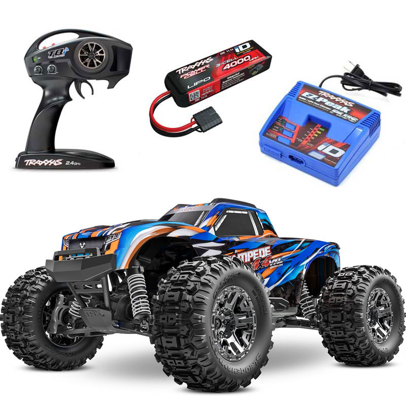 Traxxas Stampede 4X4 VXL Brushless RTR Monster Truck w/TSM & TQi