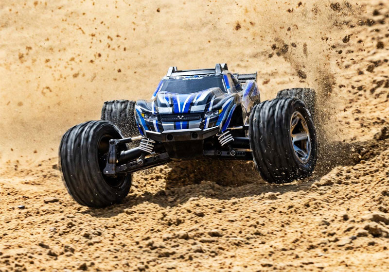 Traxxas Rustler 4X4 VXL Brushless RTR Stadium Truck w/TSM & TQi with 3S LiPo Combo