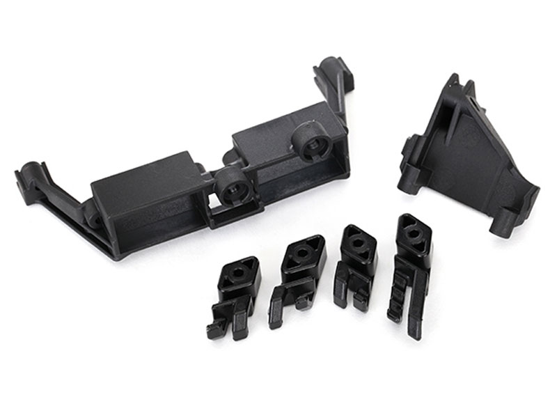 Traxxas 2-Speed Servo Mounts with Wire Clips