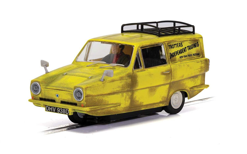 【スロットカー】Scalextric（Hornby）スーパー7（72号黄緑） Scalextric Reliant Regal Supervan - Only Fools and Horses 1/32