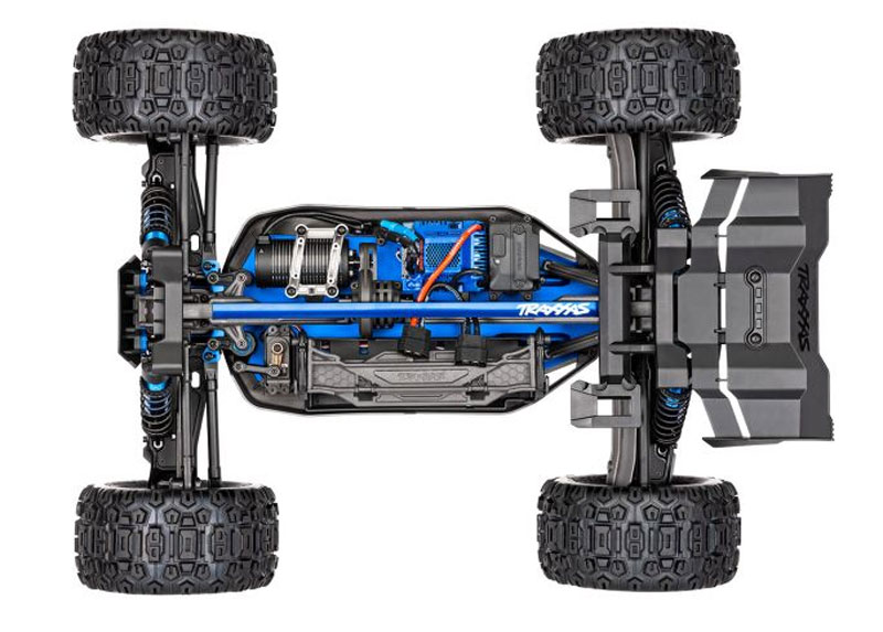 Traxxas Sledge 6S 4WD with Belted Tires Brushless RTR Monster Truck w/6S LiPo & Dual Charger Combo