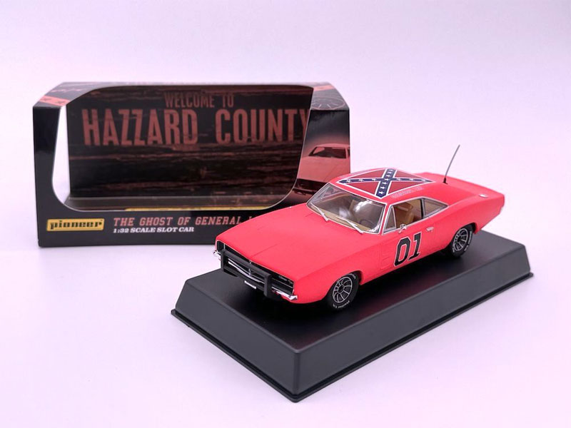 Pioneer 1969 Dodge Charger Dukes of Hazzard ‘The Ghost of General Lee’ 1/32 Slot Car
