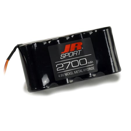 JR Sport 2700mAh 4.8V NiMh Flat Battery