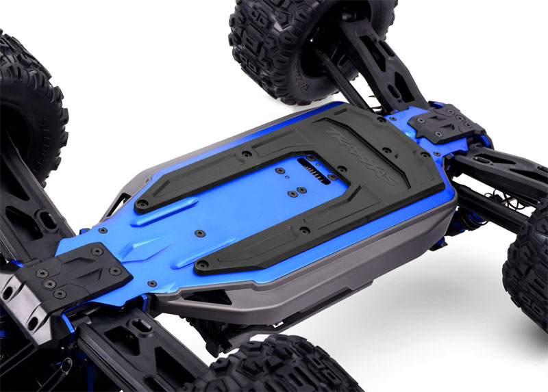 Traxxas Sledge Chassis Skid Plate (Blue)