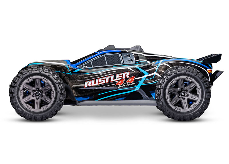 Traxxas Rustler 4X4 Brushless BL-2s RTR Stadium Truck & FREE LIPO BATTERY AND EZ-PEAK CHARGER