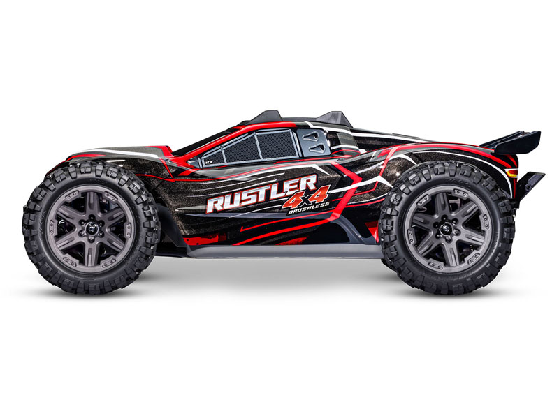 Traxxas Rustler 4X4 Brushless BL-2s RTR Stadium Truck & FREE LIPO BATTERY AND EZ-PEAK CHARGER