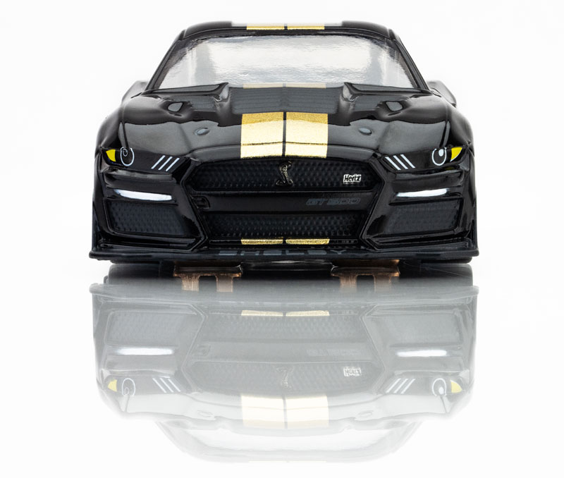 AFX 2022 Shelby Mustang GT350H Black/Gold Mega G+ HO Slot Car