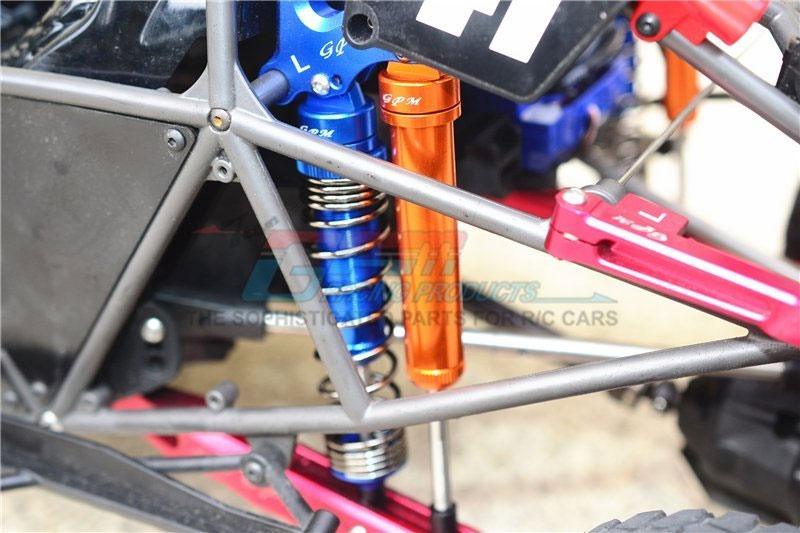 GPM Silver Aluminium Rear Internal Shocks (160mm) 2pc Set for UDR