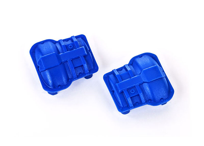 Traxxas Front Or Rear Axle Cover (Blue) (2)