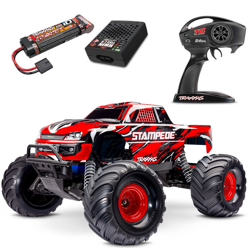 Traxxas Stampede XL-5 2WD Heavy Duty RTR RC Monster Truck w/ID Battery & USB-C Charger